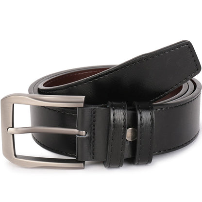 Men's Classic Stitched Leather Belt - skyjackerz