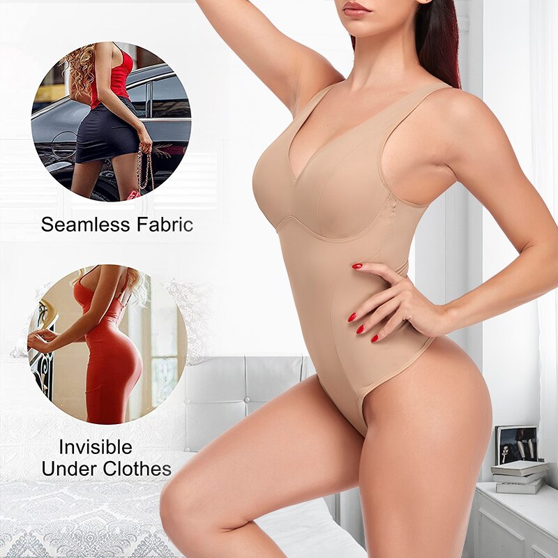 Sexy Shapewear Invisible Bodysuit - skyjackerz