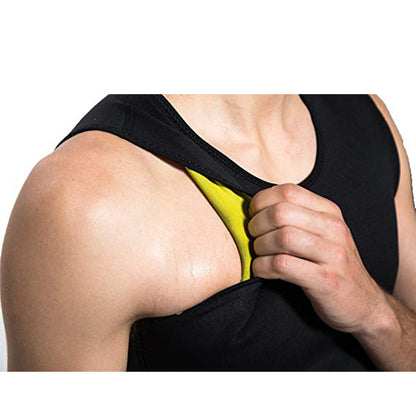 Men's Sleeveless Neoprene Tank Top - skyjackerz
