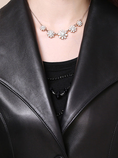 Small Women's Elegant Long Jacket - skyjackerz
