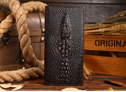 Men's Luxury Crocodile Wallet - skyjackerz