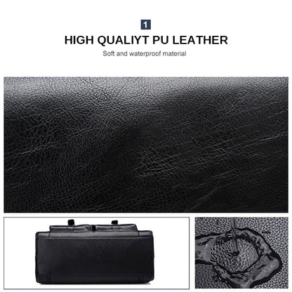 Wellvo Leather Laptop Bag - skyjackerz