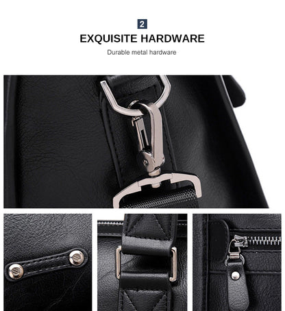 Wellvo Leather Laptop Bag - skyjackerz