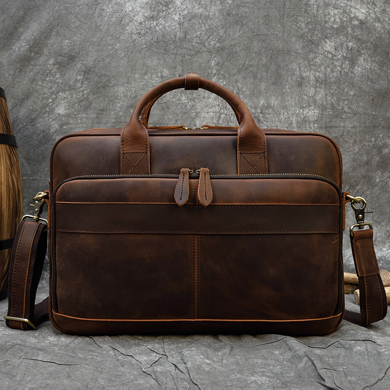 Matthew Leather Laptop Bag For Men - skyjackerz