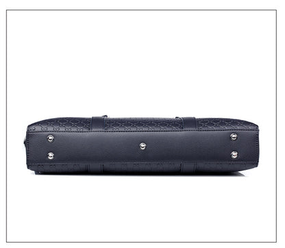 Brain Leather Laptop Bag For Men - skyjackerz