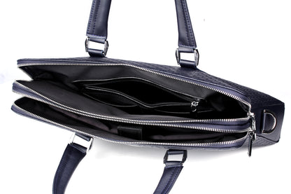 Brain Leather Laptop Bag For Men - skyjackerz