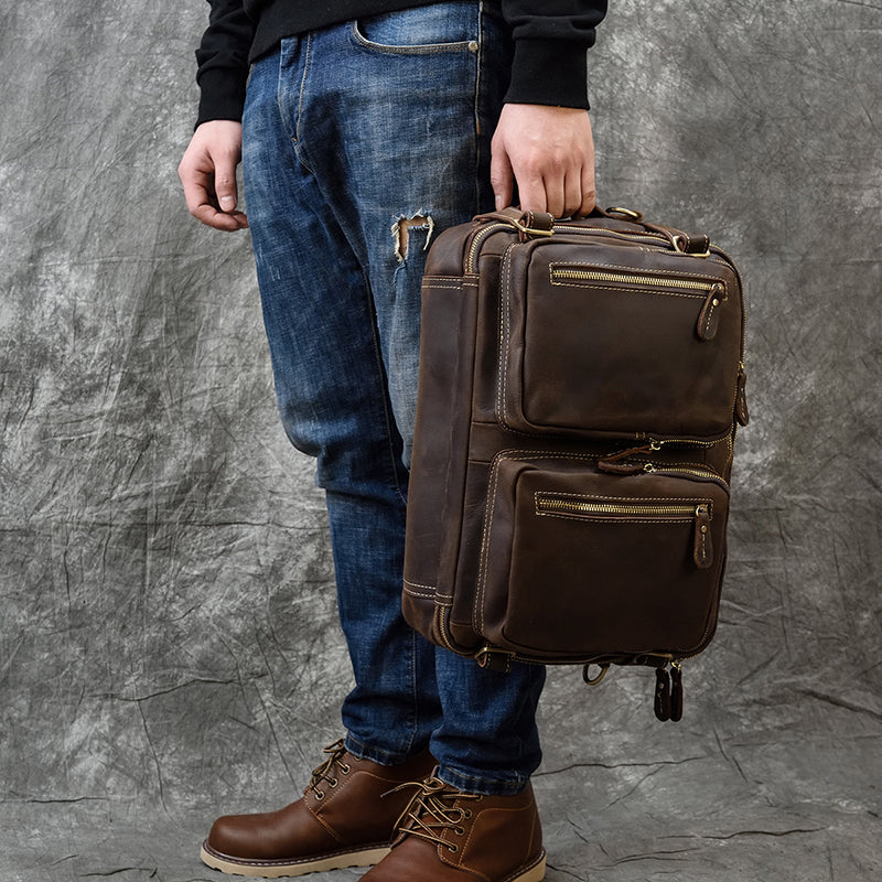 Matthew Leather Laptop Bag For Men - skyjackerz