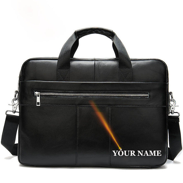 1-black-LP-LASER Adams Leather Laptop Bag for Men - skyjackerz