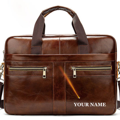 2-coffee-laser Adams Leather Laptop Bag for Men - skyjackerz