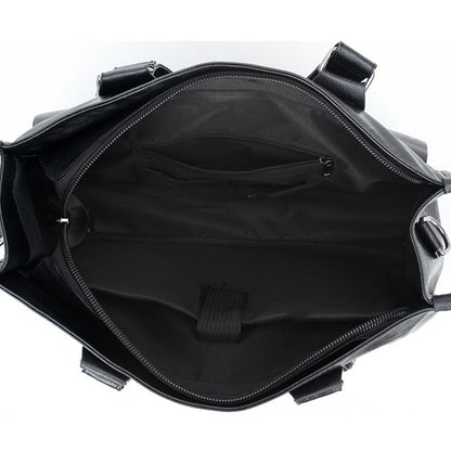 Default Title Croc Leather Laptop Bag For Men - skyjackerz