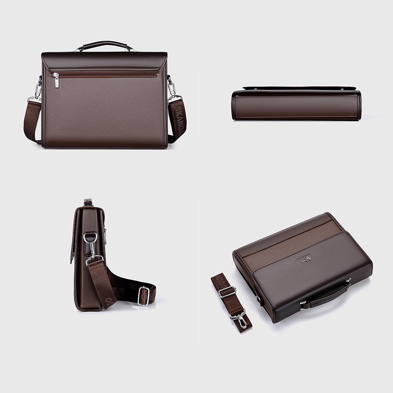 Davis Leather Laptop Bag For Men - skyjackerz