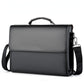 Black 2 Davis Leather Laptop Bag For Men - skyjackerz