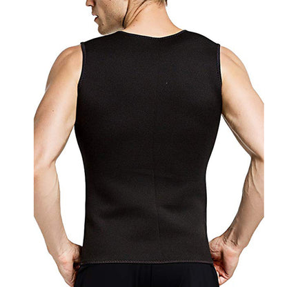 Men's Sleeveless Neoprene Tank Top - skyjackerz
